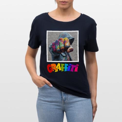 Graffiti: Urban Expression - Stanley/Stella Serena Women’s Relaxed Organic T-Shirt