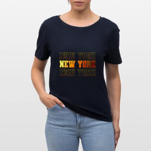 New York Varsity Echo - Stanley/Stella Serena Women’s Relaxed Organic T-Shirt