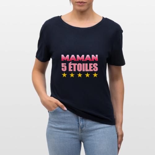 Five Star Mom - Stanley/Stella Serena Women’s Relaxed Organic T-Shirt