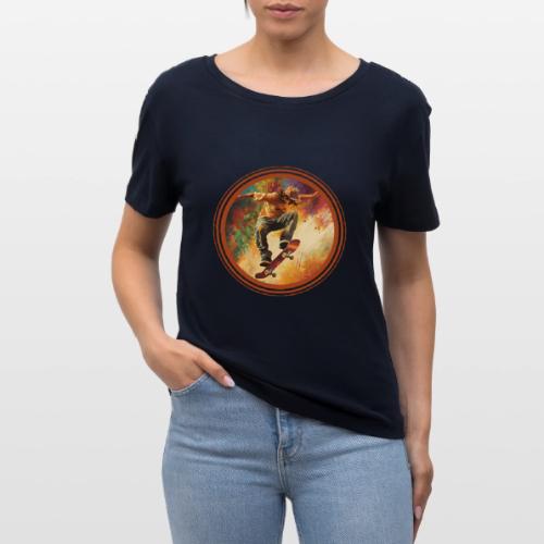 Skateboarding Mode On - Stanley/Stella Serena Women’s Relaxed Organic T-Shirt