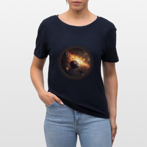Asteroids Drift - Stanley/Stella Serena Women’s Relaxed Organic T-Shirt