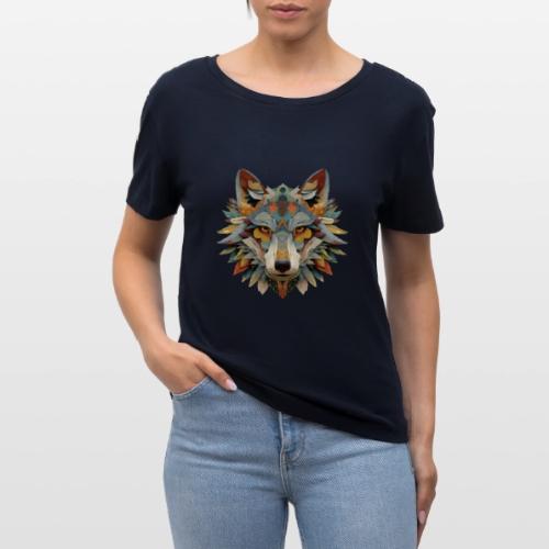 Spectrum Wolf Vision - Stanley/Stella Serena Women’s Relaxed Organic T-Shirt