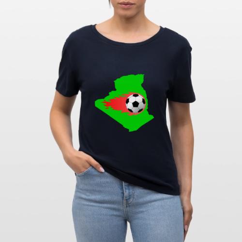 Algerian Football Fire - Stanley/Stella Serena Women’s Relaxed Organic T-Shirt