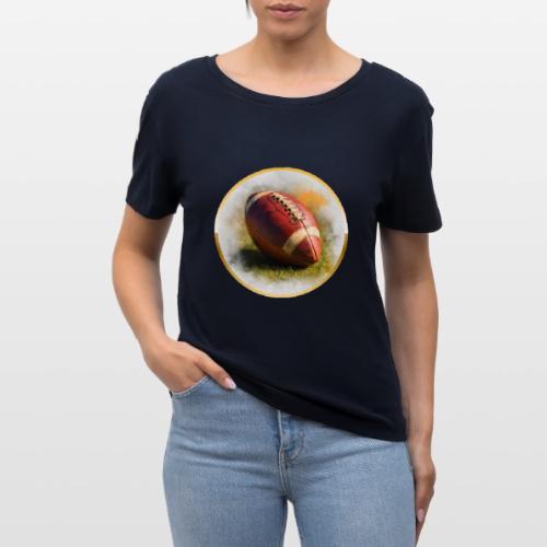 American Football: Heart of the Gridiron - Stanley/Stella Serena Women’s Relaxed Organic T-Shirt