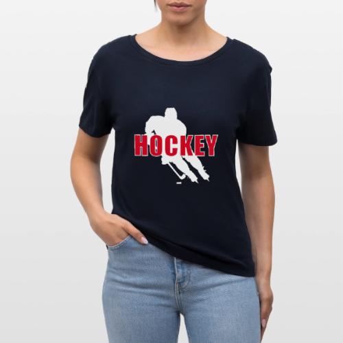 Power Play Hockey - Stanley/Stella Serena Women’s Relaxed Organic T-Shirt