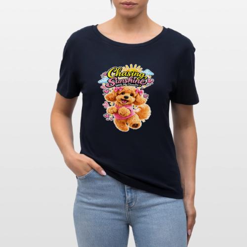 Chasing Sunshine With My Doodle - Stanley/Stella Serena Women’s Relaxed Organic T-Shirt