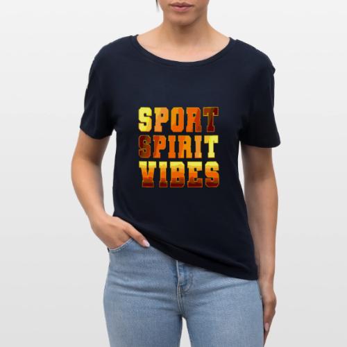 Sport Spirit Vibes Gradient - Stanley/Stella Serena Women’s Relaxed Organic T-Shirt