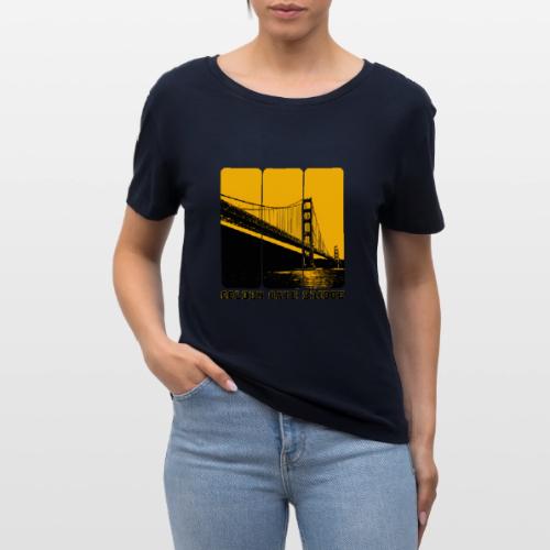 Golden Gate Bold Icon - Stanley/Stella Serena Women’s Relaxed Organic T-Shirt
