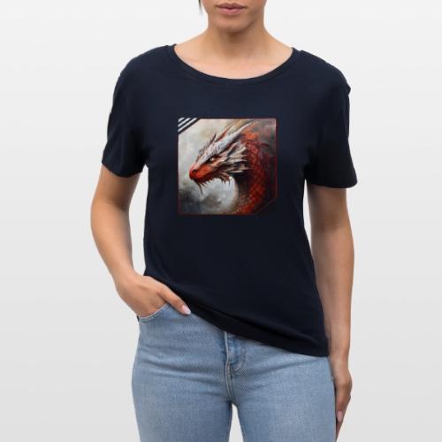Mystic Dragon Realm - Stanley/Stella Serena Women’s Relaxed Organic T-Shirt