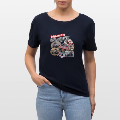 Luke Hall - Eldora Speedway FFN#1 Design 2 - Stanley/Stella Serena Women’s Relaxed Organic T-Shirt