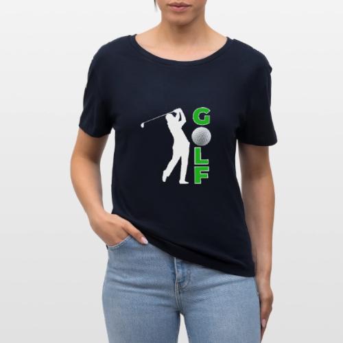 Golf: Classic Golf Motion - Stanley/Stella Serena Women’s Relaxed Organic T-Shirt