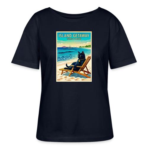 Caribbean Island Getaway - Stanley/Stella Serena Women’s Relaxed Organic T-Shirt