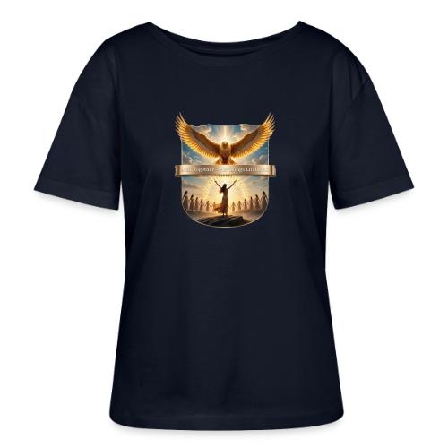 Women’s Day Eagle Matriarch T Shirt,, Gift for Mom - Stanley/Stella Serena Women’s Relaxed Organic T-Shirt