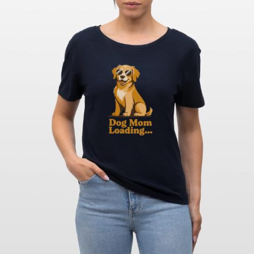 Dog Mom Loading Golden Retriever Sunglasses - Stanley/Stella Serena Women’s Relaxed Organic T-Shirt