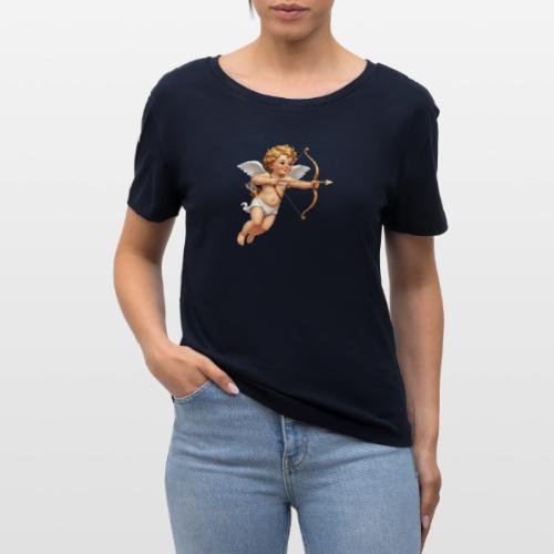 Cupid with twohearts set - Stanley/Stella Serena Women’s Relaxed Organic T-Shirt