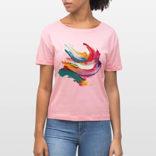 Colorful brushstrokes - Stanley/Stella Serena Women’s Relaxed Organic T-Shirt