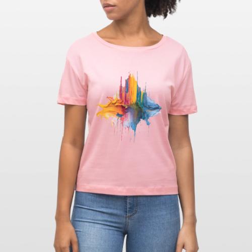 Impasto Spectrum - Stanley/Stella Serena Women’s Relaxed Organic T-Shirt