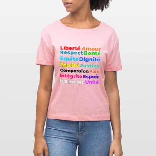 Words of Light - Stanley/Stella Serena Women’s Relaxed Organic T-Shirt