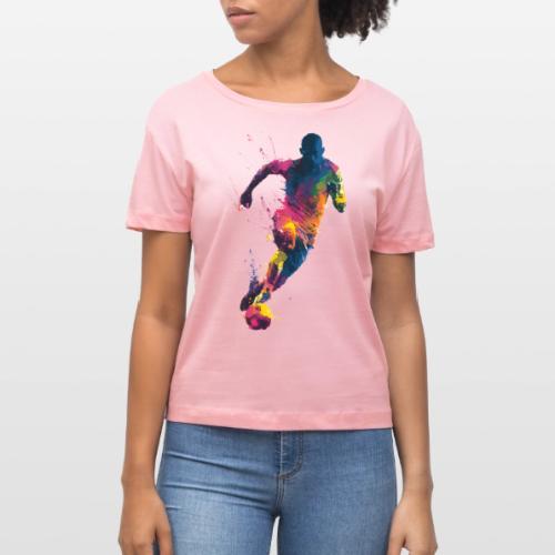 Soccer: Kick of Colors - Stanley/Stella Serena Women’s Relaxed Organic T-Shirt