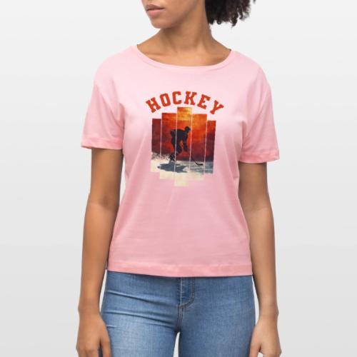 Hockey Dreams - Stanley/Stella Serena Women’s Relaxed Organic T-Shirt