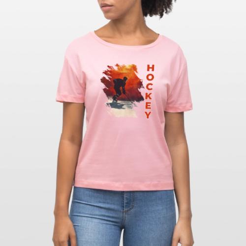 Hockey Vibes - Stanley/Stella Serena Women’s Relaxed Organic T-Shirt