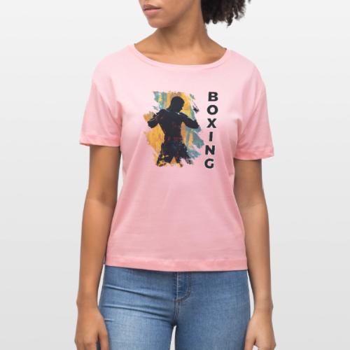 Boxing Fuel - Stanley/Stella Serena Women’s Relaxed Organic T-Shirt
