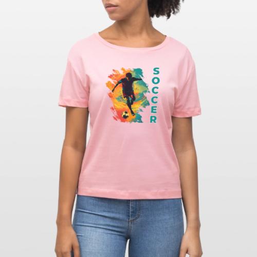 Soccer Hero Mode - Stanley/Stella Serena Women’s Relaxed Organic T-Shirt