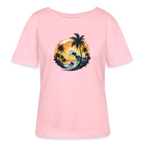 Sunshine Peak Waves - Stanley/Stella Serena Women’s Relaxed Organic T-Shirt
