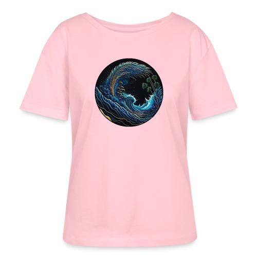 Leaf Wave - Stanley/Stella Serena Women’s Relaxed Organic T-Shirt