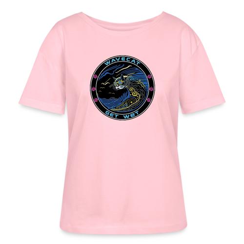 Wavecat Get Wet - Stanley/Stella Serena Women’s Relaxed Organic T-Shirt