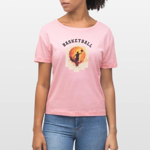Basketball again and again - Stanley/Stella Serena Women’s Relaxed Organic T-Shirt