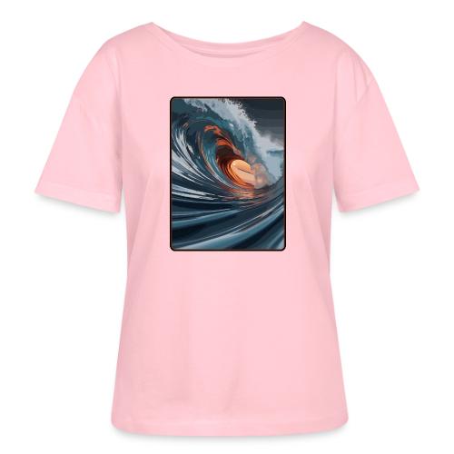 Copper Light Wave - Stanley/Stella Serena Women’s Relaxed Organic T-Shirt