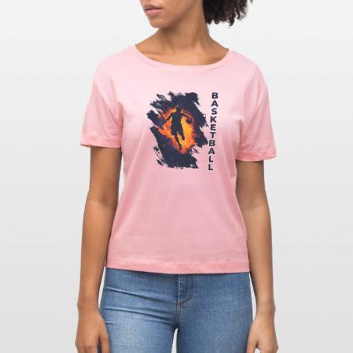 Basketball Focus - Stanley/Stella Serena Women’s Relaxed Organic T-Shirt
