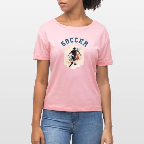 Soccer Mode On - Stanley/Stella Serena Women’s Relaxed Organic T-Shirt