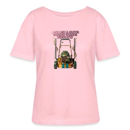 Lawn Care Gladiator T Shirt - Stanley/Stella Serena Women’s Relaxed Organic T-Shirt