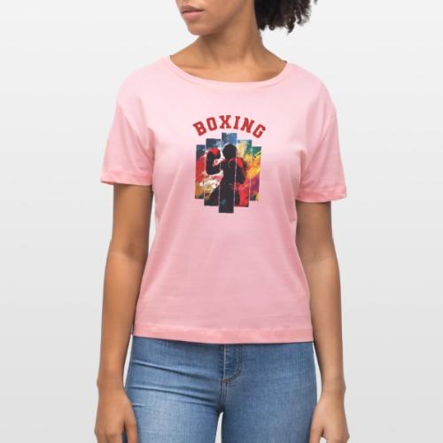 Boxing Warrior - Stanley/Stella Serena Women’s Relaxed Organic T-Shirt