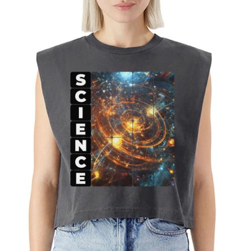 Golden Core of Science - Washed Women´s Muscle Tank Top