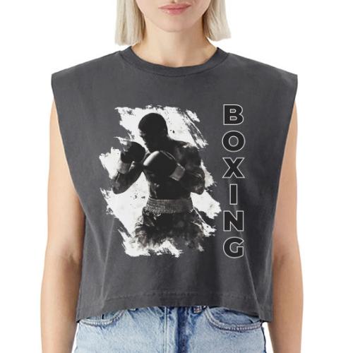 Boxing Vibes - Washed Women´s Muscle Tank Top