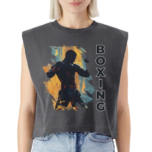 Boxing Fuel - Washed Women´s Muscle Tank Top