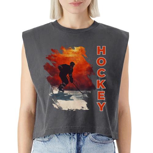 Hockey Vibes - Washed Women´s Muscle Tank Top