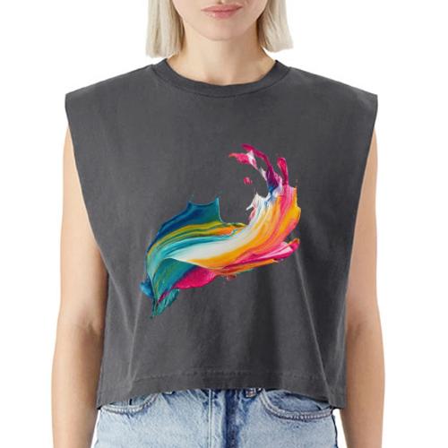 Spectrum Stream - Washed Women´s Muscle Tank Top