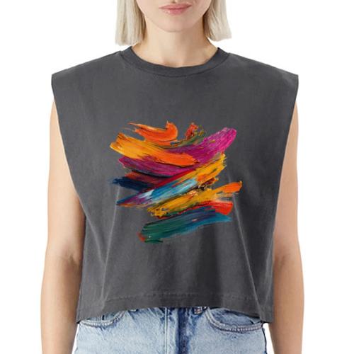 Harmony in Motion - Washed Women´s Muscle Tank Top