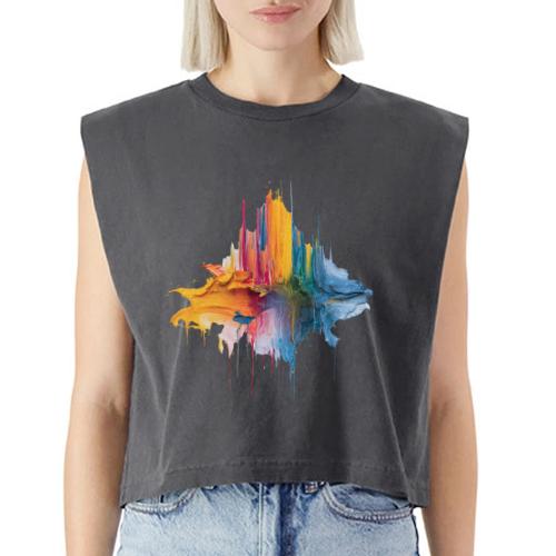 Impasto Spectrum - Washed Women´s Muscle Tank Top