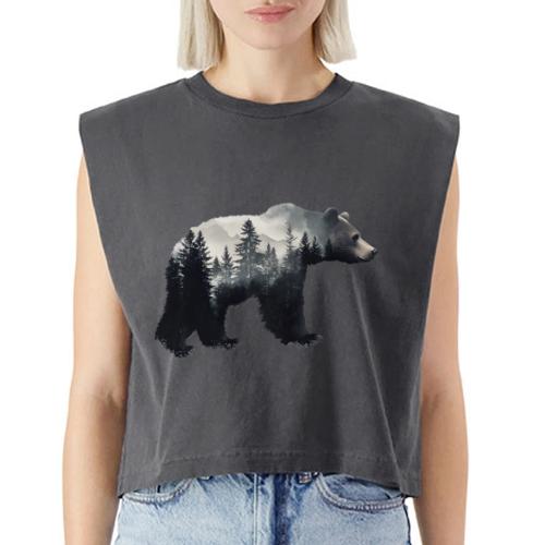 Forest Within the Bear - Washed Women´s Muscle Tank Top