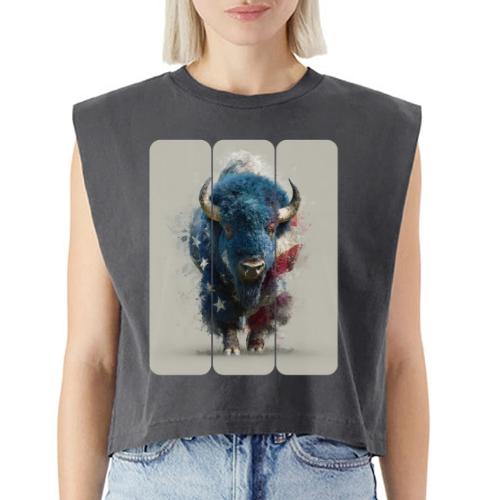 USA: Spirit of the Plains - Washed Women´s Muscle Tank Top