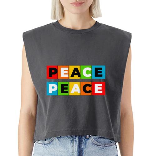 Colorful Peace - Washed Women´s Muscle Tank Top