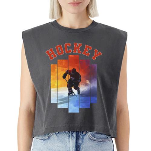 Hockey Rush - Washed Women´s Muscle Tank Top