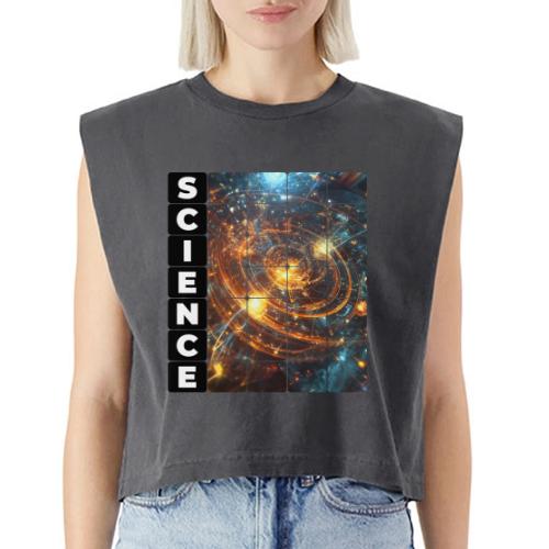 Golden Core of Science - Washed Women´s Muscle Tank Top