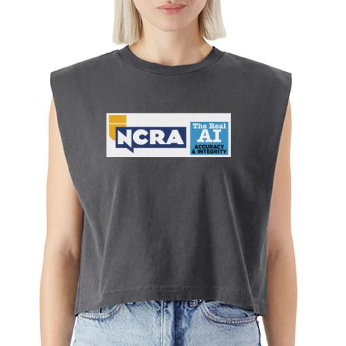 NCRA & AI logo - Washed Women´s Muscle Tank Top