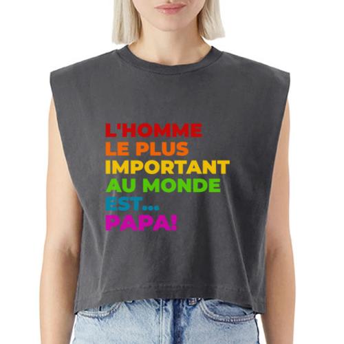 Dad: The Most Precious Man in the World - Washed Women´s Muscle Tank Top